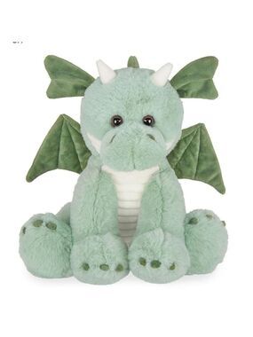 Bearington Collection Plush Toy Dragon Stuffed Animal 10.5” Soft Toy Child Gift